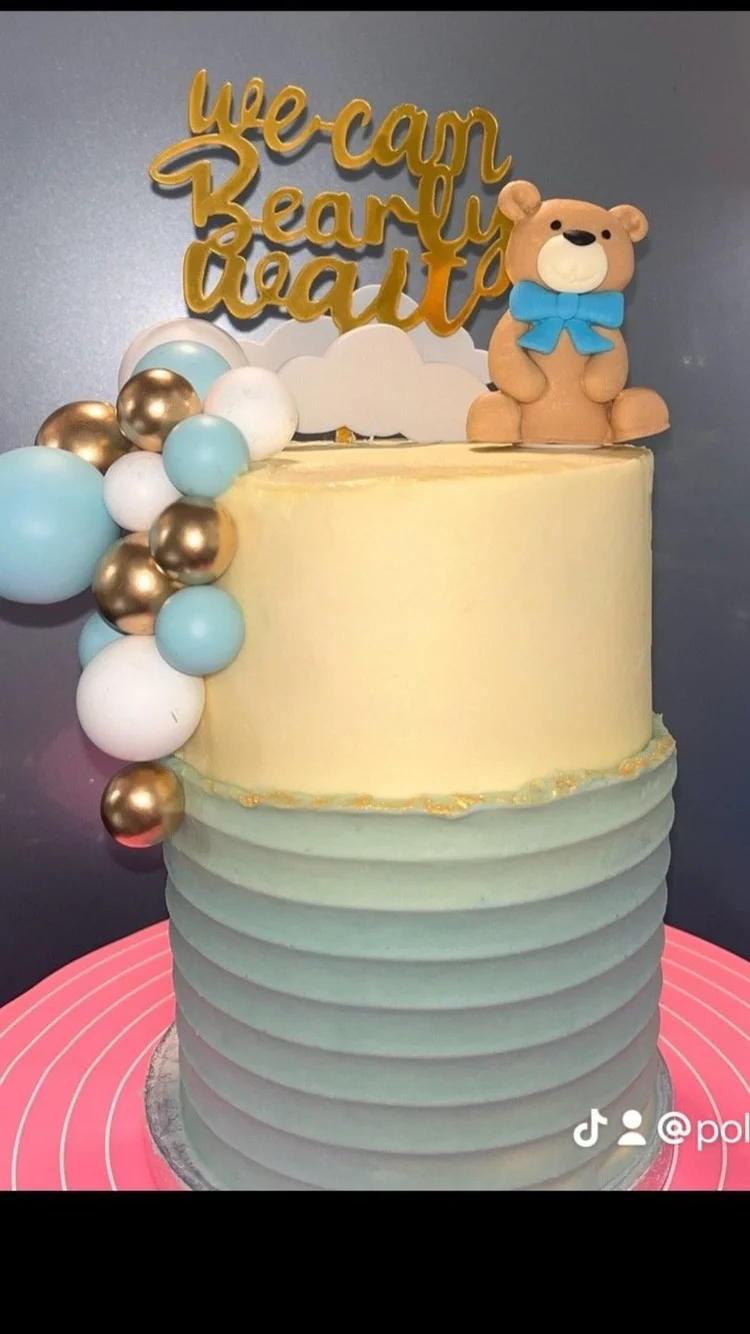 Drum themed fondant cake